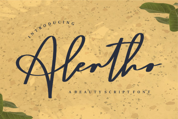 Alertho Font: The Handwritten Typeface for Authentic Digital Design