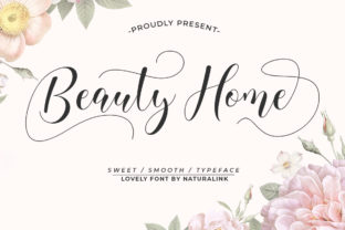 Beauty Home: A Handwritten Font for Editorial Storytelling