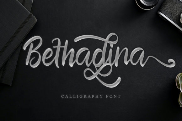 Bethadina: A Modern Script Font for Campaign Clarity
