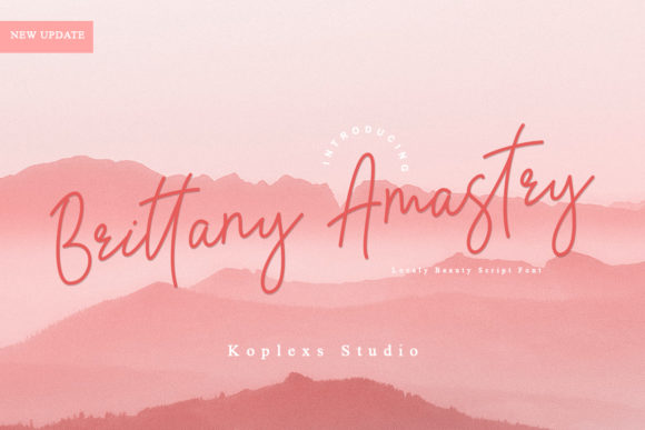 Brittany Amastry: A Casual Handwritten Font for Digital Storytelling