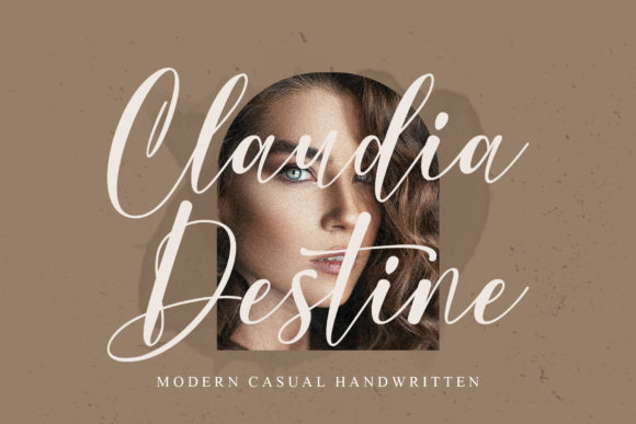Claudia Destine: A Modern Handwritten Font for Creative Products