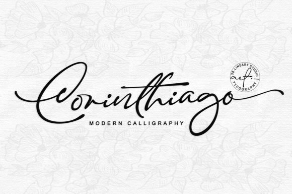 Corinthiago: The Elegant Script Font for Campaign Graphics