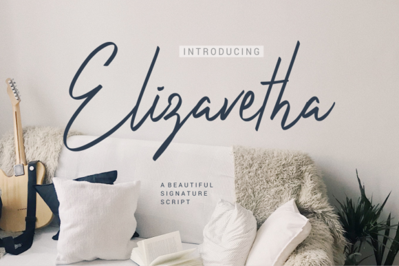 Elizavetha: A Handwritten Font for Handmade Products