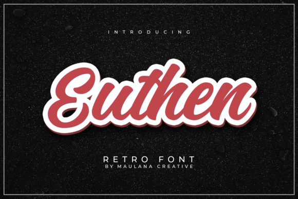 Euthen Font: A Bold Handwritten Style for Campaign Headlines