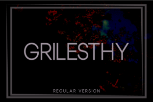 Grilesthy Regular: A Modern Sans Serif Font for Digital Designers