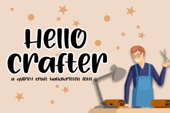 Hello Crafter: A Friendly Script Font for Digital Branding