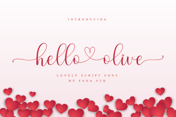 Hello Olive: A Sweet Script Font for Digital Design
