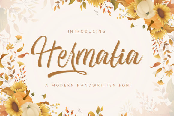 Hermalia Font: Elevating Campaigns with Elegant Handwritten Typography