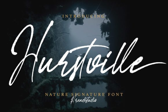 Hurstville: A Distinct Handwritten Font for Editorial Design