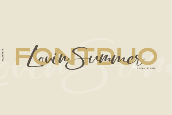 Lovin Summer: The Maker’s Favorite Duo Font
