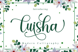 Luisha: A Script Font for Refined Editorial Design