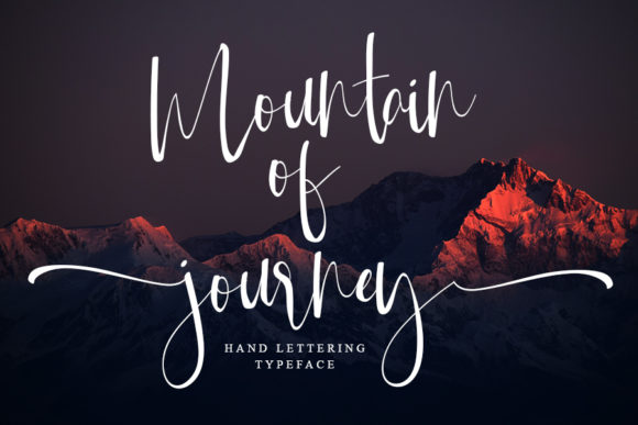 Mountain of Journey Font: The Elegant Script for Your Brand Identity