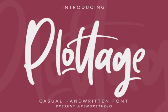 Plottage: A Bold Handwritten Font for Campaigns That Stand Out