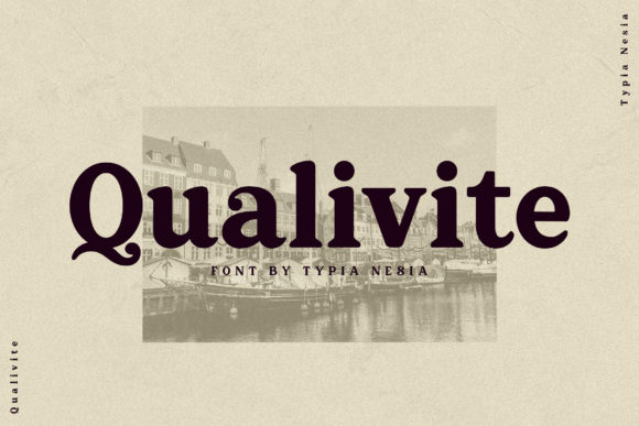 Qualivite: The Bold & Sophisticated Serif Font for Crafters