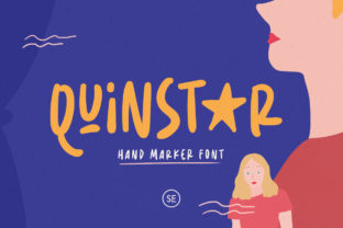 Quinstar: A Unique Brush & Pencil Sans Serif for Authentic Designs