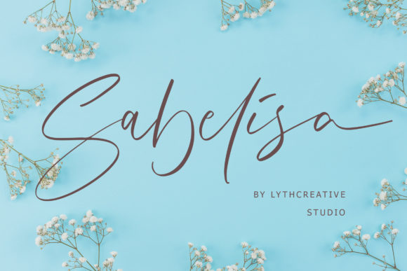 Sabelisa: A Script Font for Elegant Marketing Visuals
