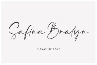 Safina Bralyn Font: Elegant Handwritten Typography for Digital Design