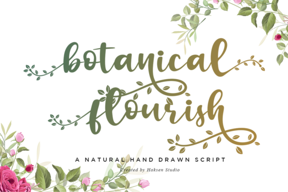 Using Botanical Flourish Font for Campaigns and Visuals