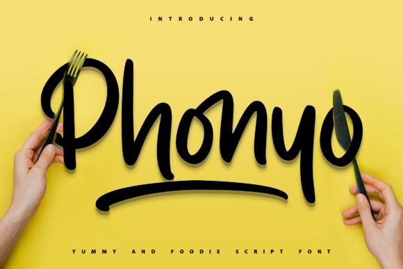 Using the Phonyo Font for Editorial Design