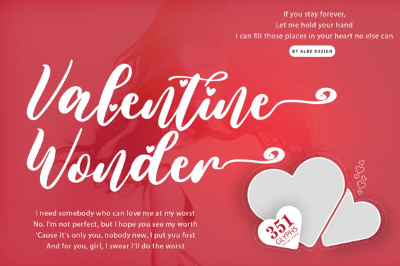 Valentine Wonder: A Festive Font for Professional Branding